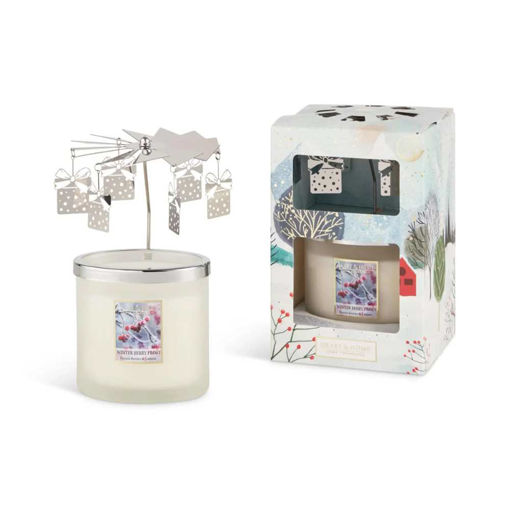 Picture of H&H - GIFT SET - TWIN WICK CANDLE & CAROUSEL